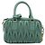 Sac à main Miu Miu Matelassé Arkady en cuir 2 voies Vert Or Auth 204302SAM Doré - vue 2