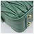 Sac à main Miu Miu Matelassé Arkady en cuir 2 voies Vert Or Auth 204302SAM Doré - vue 21