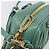 Sac à main Miu Miu Matelassé Arkady en cuir 2 voies Vert Or Auth 204302SAM Doré - vue 25