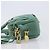 Sac à main Miu Miu Matelassé Arkady en cuir 2 voies Vert Or Auth 204302SAM Doré - vue 4
