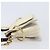 Chloé Chloe Roy Schultertasche aus Leder Ivory Gold Tone Auth BA15577A Roh - Ansicht 4