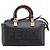 Sac à main FENDI By The Way Mini en cuir 2 voies Noir Doré 8BS067 Auth 204865V - vue 13
