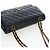 Borsa CHANEL Double Flap Chain Matelasse Pelle Caviar Nero Oro CC Auth am12621SM D'oro - vista 6
