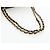 Borsa CHANEL Double Flap Chain Matelasse Pelle Caviar Nero Oro CC Auth am12621SM D'oro - vista 7