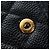 Borsa CHANEL Double Flap Chain Matelasse Pelle Caviar Nero Oro CC Auth am12621SM D'oro - vista 9