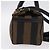 Pequin Borsa FENDI Pecan Mini Boston Bag Canvas 2way Brown Gold Tone Auth mr3030A Marrone - vista 4