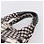 Borsa CHANEL Cruise Line Canvas Nero Bianco CC Auth bs37391A - vista 8
