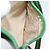 Bolso Tote PRADA Canvas Beige Green Auth gh2350 Verde - vista 27