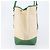 Bolso Tote PRADA Canvas Beige Green Auth gh2350 Verde - vista 6