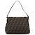 Borsa a tracolla FENDI Zucca Canvas Mamma Baguette Marrone Nero Auth LN210V - vista 2