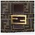 Borsa a tracolla FENDI Zucca Canvas Mamma Baguette Marrone Nero Auth LN210V - vista 20