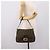 Borsa a tracolla FENDI Zucca Canvas Mamma Baguette Marrone Nero Auth LN210V - vista 27