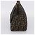 Borsa a tracolla FENDI Zucca Canvas Mamma Baguette Marrone Nero Auth LN210V - vista 4