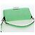 FENDI Zucca Canvas Mamma Baguette Bag Leather 2way Green Silver Auth yk20894SAM Tasche Silber Grün - Ansicht 6
