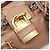 Chloé Borsa a mano Chloe Paddington in pelle beige oro argento Auth BA15798V D'oro - vista 19