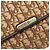 Borsa a tracolla Christian Dior Trotter Canvas Marrone Tono Oro Auth gh2408 - vista 21