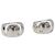 Boucles d'oreilles CHANEL métal Silver CC Auth bs37292 Argenté