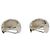 Boucles d'oreilles CHANEL métal Silver CC Auth bs37292 Argenté - vue 3