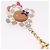 LOUIS VUITTON Damier Azur Vivienne By The Pool Bag Charm M01168 LV Auth ar14317M - vista 7
