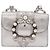 Miu Miu Schultertasche Leder Silber Authentisch 206274M - Ansicht 13