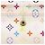 LOUIS VUITTON Monogram Multicolor Portefeuille Sarah Wallet M93745 Auth 206307 White - view 8