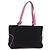 Sac à épaule Salvatore Ferragamo en coton noir et argent Auth ar14295 Argenté