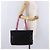 Sac à épaule Salvatore Ferragamo en coton noir et argent Auth ar14295 Argenté - vue 26