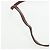 Borsa a tracolla LOEWE Anagram Gate Pochette in pelle Wine Red Gold Auth bs37417A D'oro Bordò - vista 7