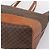 Céline Saco Tote CELINE Macadam PVC Brown Gold Tone Auth BA16170 Marrom - vista 17
