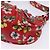 Bolso de hombro BALENCIAGA le Cagoule de cuero rojo 671309 Auth 204330SAM Roja - vista 15