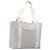 CHANEL Sport Tote Bag Nylon Grau Silber CC Auth bs37193 Braun