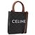 Céline Borsa a mano CELINE Macadam Mini Vertical Cabas PVC 2way Nero Oro Auth 205945M