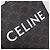 Céline Borsa a mano CELINE Macadam Mini Vertical Cabas PVC 2way Nero Oro Auth 205945M - vista 19