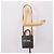 Céline Borsa a mano CELINE Macadam Mini Vertical Cabas PVC 2way Nero Oro Auth 205945M - vista 22
