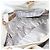 Borsa Tote Salvatore Ferragamo Gancini Chain Leather White Gold Auth 206356A Bianco D'oro - vista 10