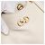 Borsa Tote Salvatore Ferragamo Gancini Chain Leather White Gold Auth 206356A Bianco D'oro - vista 17