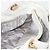Borsa Tote Salvatore Ferragamo Gancini Chain Leather White Gold Auth 206356A Bianco D'oro - vista 19