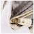Borsa Tote Salvatore Ferragamo Gancini Chain Leather White Gold Auth 206356A Bianco D'oro - vista 23