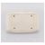 Borsa Tote Salvatore Ferragamo Gancini Chain Leather White Gold Auth 206356A Bianco D'oro - vista 5