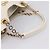 Borsa Tote Salvatore Ferragamo Gancini Chain Leather White Gold Auth 206356A Bianco D'oro - vista 7