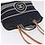 CHANEL Handtasche Canvas 2way Navy Silver CC Auth 204878V Silber Marineblau - Ansicht 7