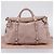 Borsa a Mano Miu Miu Vitellolux 2way Pink Gold Auth 206251M Rosa D'oro - vista 12
