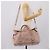 Borsa a Mano Miu Miu Vitellolux 2way Pink Gold Auth 206251M Rosa D'oro - vista 26