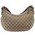 Borsa a tracolla GUCCI GG Canvas Sherry Line Beige Gold 181092 Auth ep15849 D'oro - vista 2