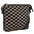 Borsa a tracolla BOTTEGA VENETA Canvas Black Silver Auth bs37102 Nero Argento