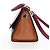 Céline Borsa a mano CELINE Trapeze in pelle 2way Bordeaux Gold Auth 202503A D'oro Bordò - vista 4