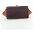 Céline Borsa a mano CELINE Trapeze in pelle 2way Bordeaux Gold Auth 202503A D'oro Bordò - vista 5