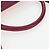 Céline Borsa a mano CELINE Trapeze in pelle 2way Bordeaux Gold Auth 202503A D'oro Bordò - vista 7