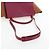 Céline Borsa a mano CELINE Trapeze in pelle 2way Bordeaux Gold Auth 202503A D'oro Bordò - vista 8