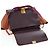 Céline Borsa a mano CELINE Trapeze in pelle 2way Bordeaux Gold Auth 202503A D'oro Bordò - vista 9